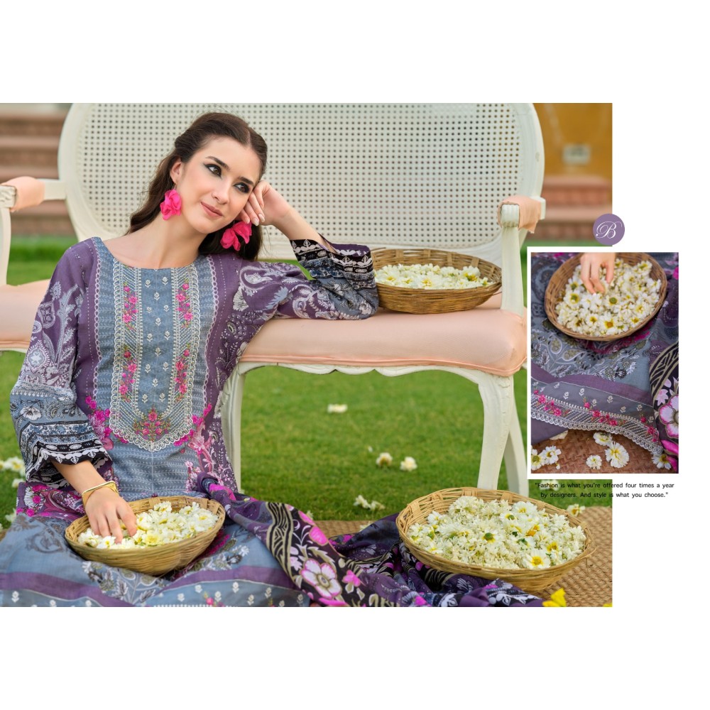 YASMIN 2 BELLIZA (Cotton Dupatta)