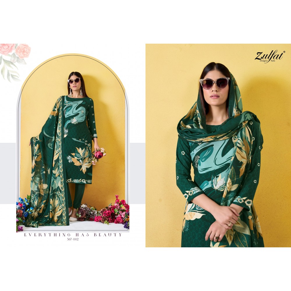 ZAHAVI VOL 2 ZULFAT (Cotton Dupatta)