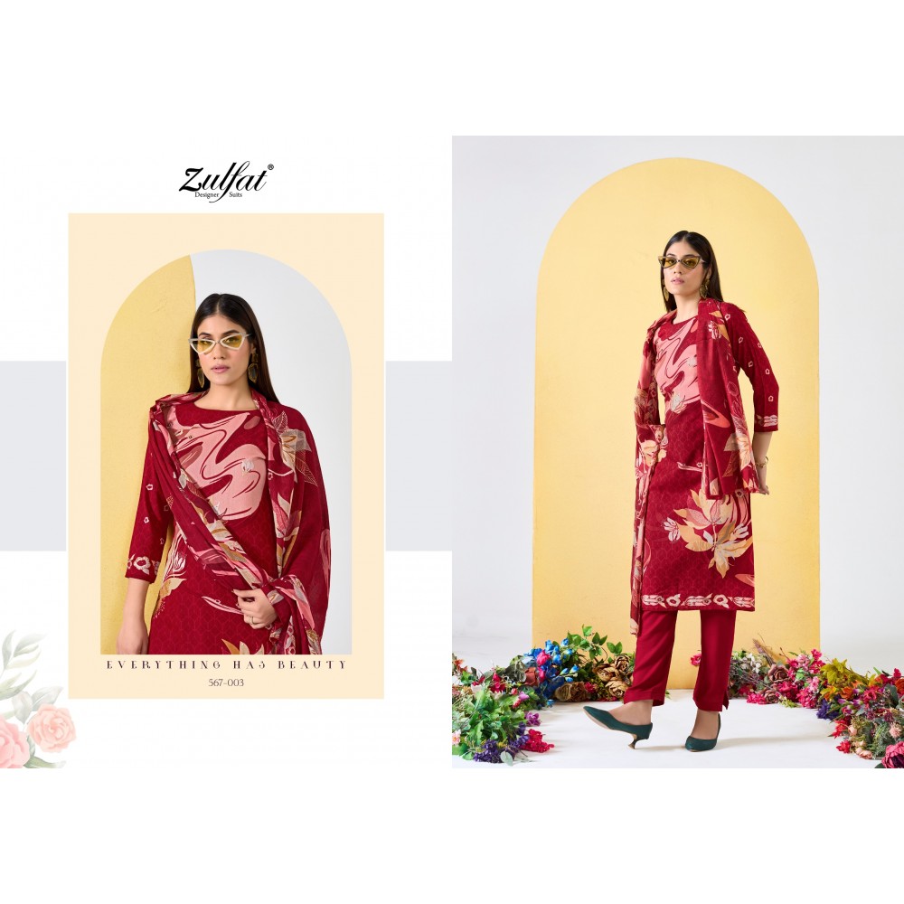 ZAHAVI VOL 2 ZULFAT (Cotton Dupatta)