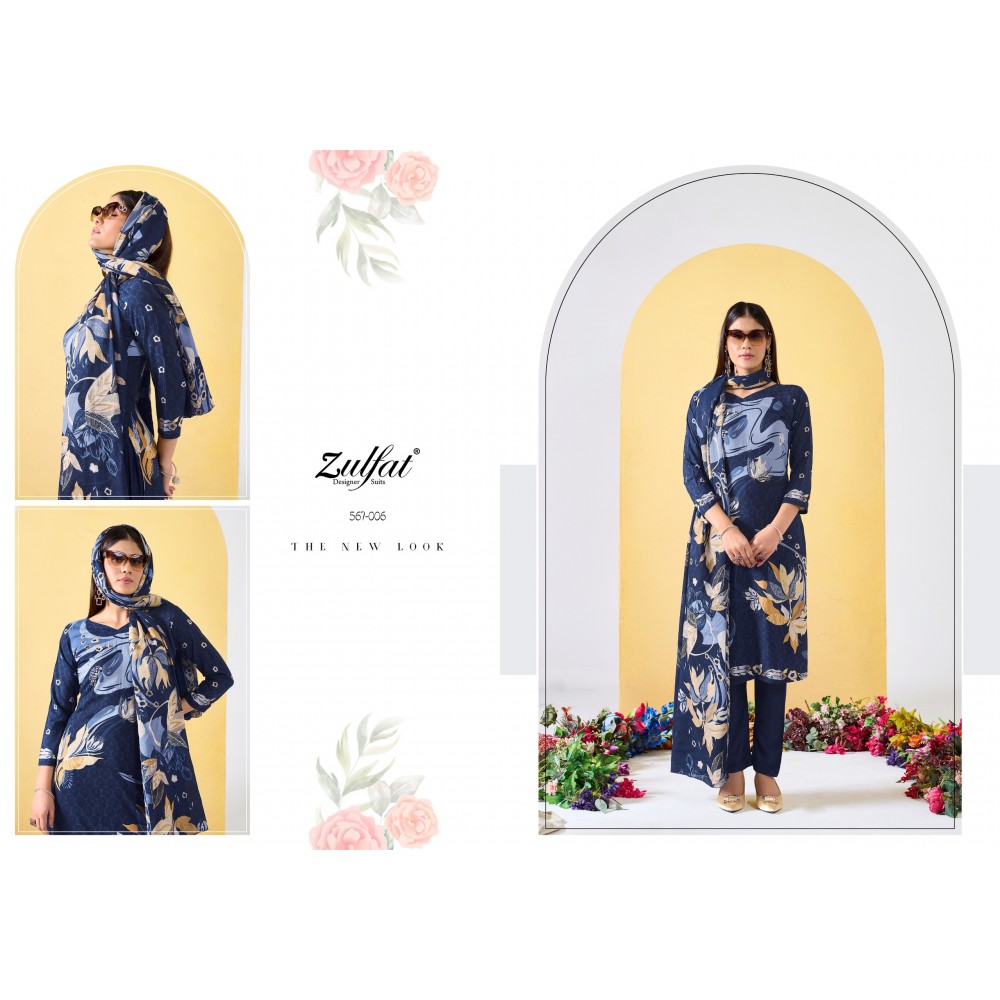 ZAHAVI VOL 2 ZULFAT (Cotton Dupatta)