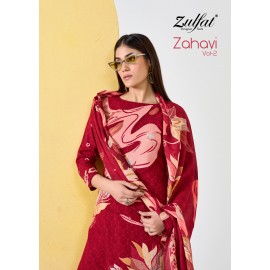 ZAHAVI VOL 2 ZULFAT (Cotton Dupatta)