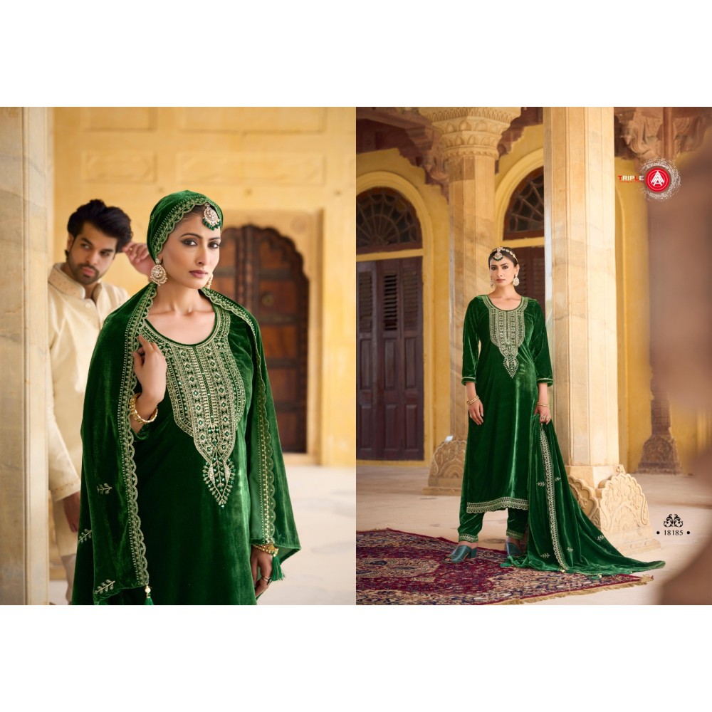 ZANAAR VELVET FOURDOTS (winter Collection)