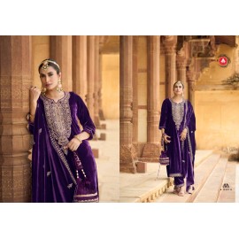 ZANAAR VELVET FOURDOTS (winter Collection)
