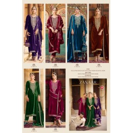 ZANAAR VELVET FOURDOTS (winter Collection)