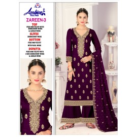 ZAREEN 3 VELVET AMBICA TEX  (Winter Collection)