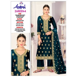 ZAREEN 4 VELVET AMBICA TEX  (Winter Collection)