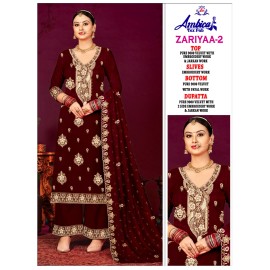 ZARIYAA 2 VELVET AMBICA TEX  (Winter Collection)