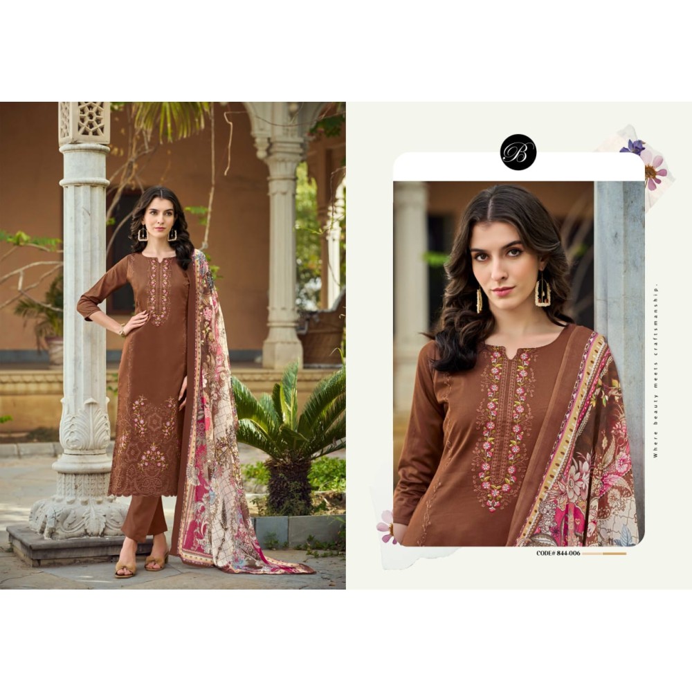 ZARQASH VOL 5 BELLIZA (Cotton Dupatta)