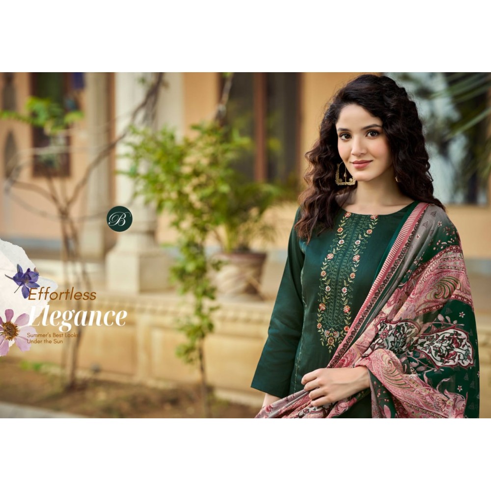 ZARQASH VOL 5 BELLIZA (Cotton Dupatta)