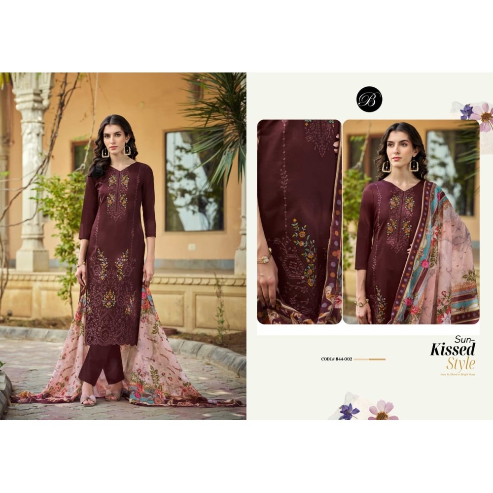 ZARQASH VOL 5 BELLIZA (Cotton Dupatta)