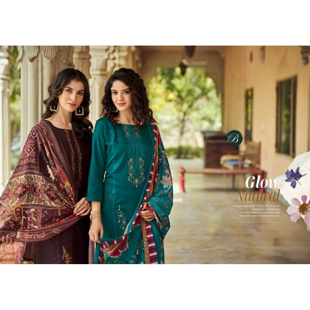 ZARQASH VOL 5 BELLIZA (Cotton Dupatta)