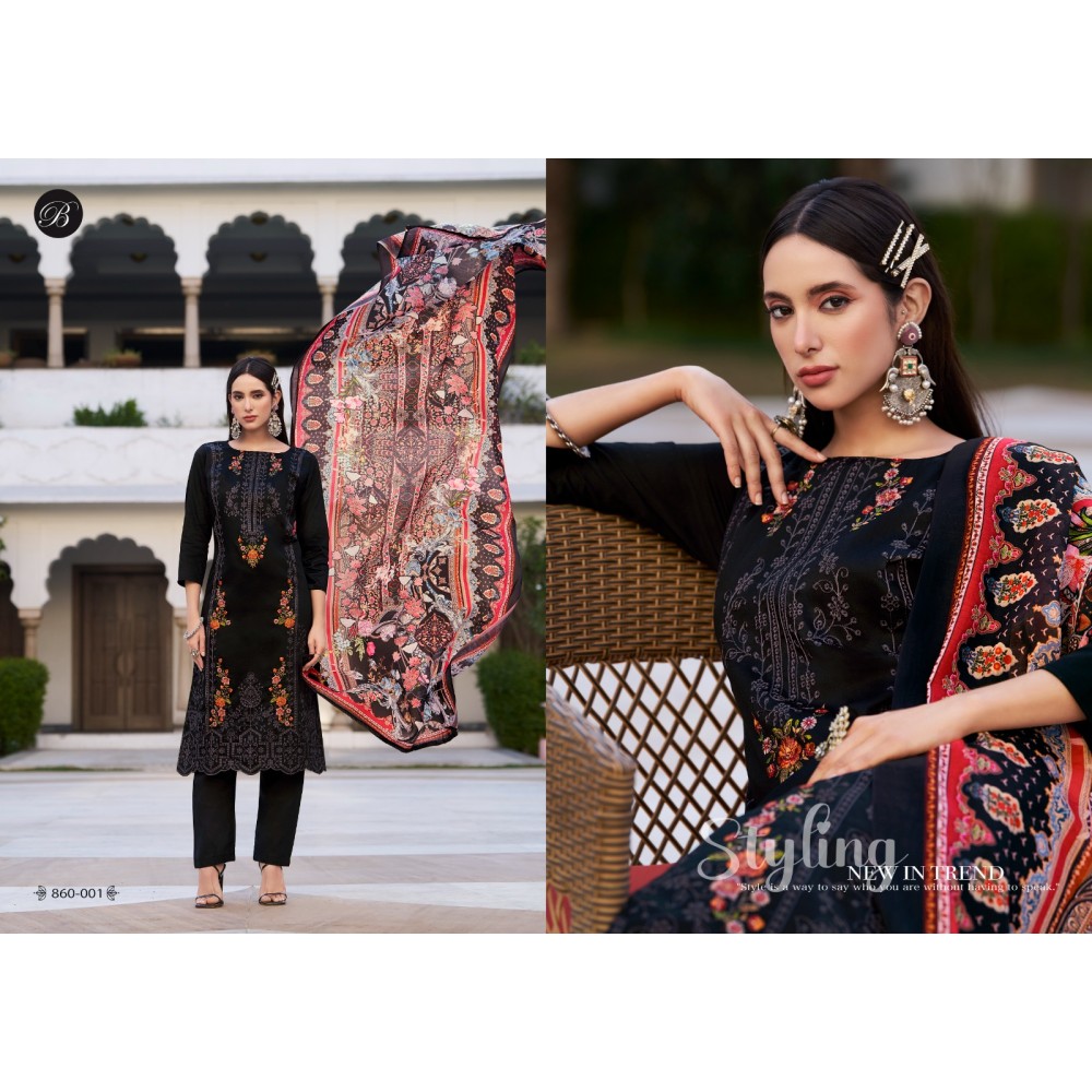 ZARQASH VOL 6 BELLIZA (Cotton Dupatta)