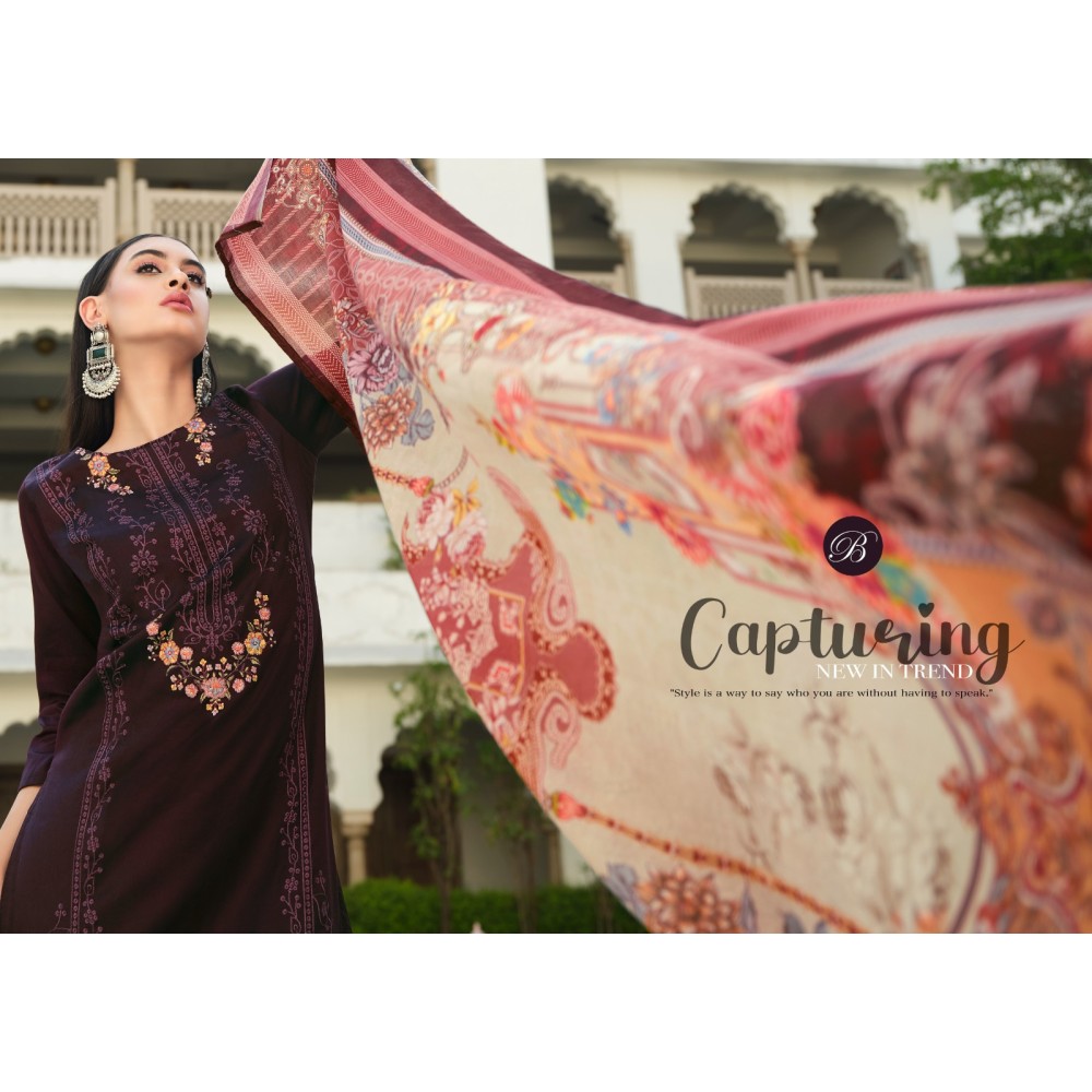 ZARQASH VOL 6 BELLIZA (Cotton Dupatta)