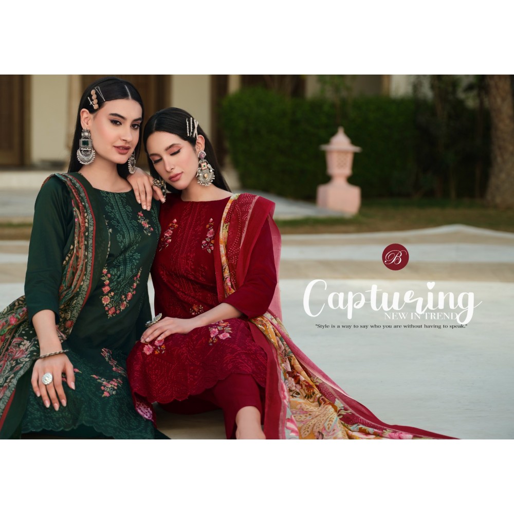 ZARQASH VOL 6 BELLIZA (Cotton Dupatta)