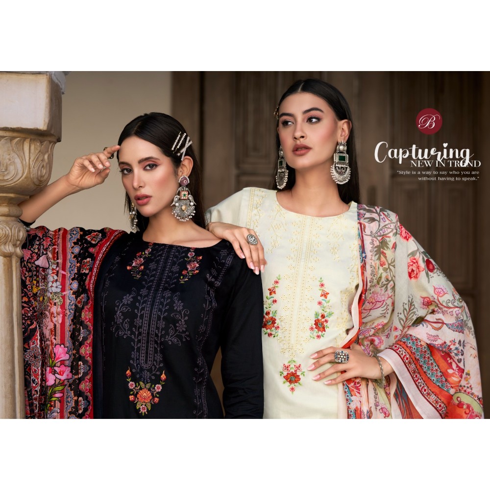 ZARQASH VOL 6 BELLIZA (Cotton Dupatta)