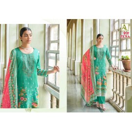 ZENA ALOK SUITS (Cotton Dupatta)