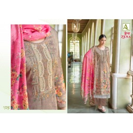 ZENA ALOK SUITS (Cotton Dupatta)