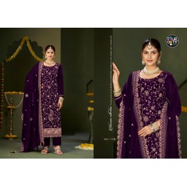 ZILPAH VELVET FOURDOTS (winter Collection)