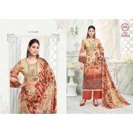 ZOHRA 3 HASHIT ALOK SUITS (Cotton Dupatta)