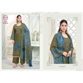 ZOHRA 3 HASHIT ALOK SUITS (Cotton Dupatta)