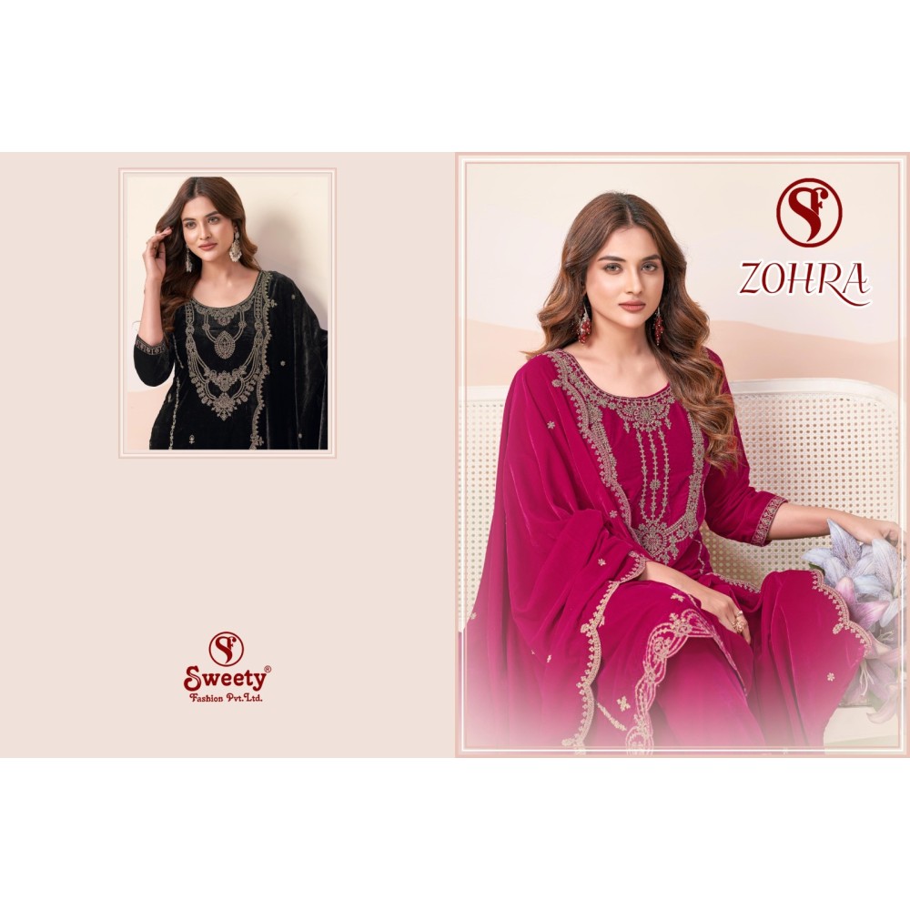 ZOHRA VELVET SWEETY  (Winter Collection)