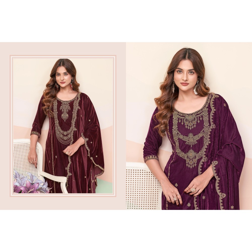 ZOHRA VELVET SWEETY  (Winter Collection)