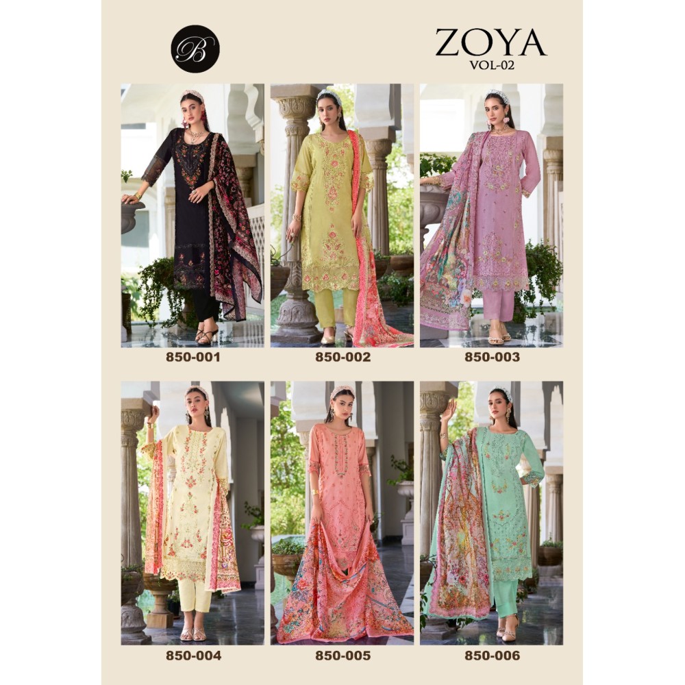 ZOYA VOL 2 BELLIZA (Cotton Dupatta)