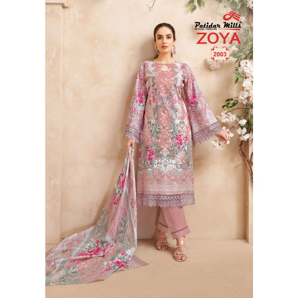 ZOYA VOL 2 PATIDAR (Cotton Dupatta)