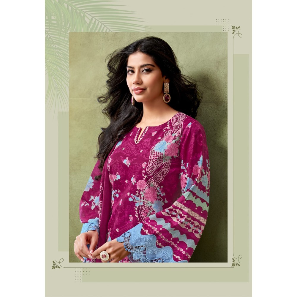 ZULFAT 3 MAYUR (Cotton Dupatta)