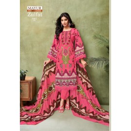 ZULFAT 3 MAYUR (Cotton Dupatta)