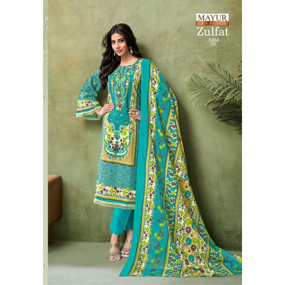 ZULFAT 3 MAYUR (Cotton Dupatta)