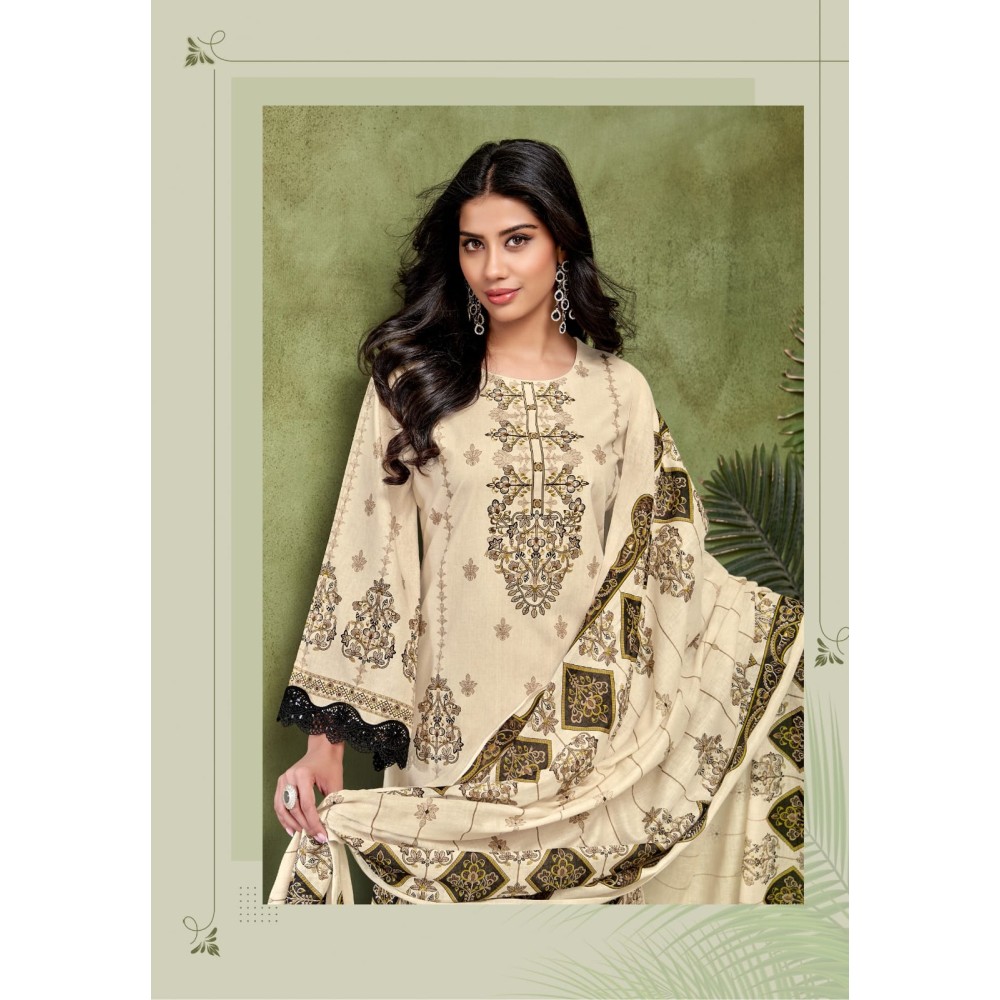 ZULFAT 3 MAYUR (Cotton Dupatta)